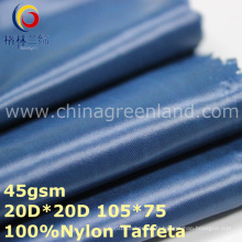 Tissu imperméable en nylon tissé de taffetas pour le vêtement de sport (GLLML324)